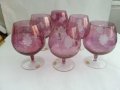 Ретро стъклени чаши, снимка 8
