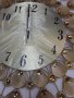 Часовник златен Паун, безшумен механизъм, снимка 3