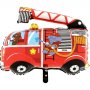 Пожарна Пожарникарска кола със слонче голям фолио фолиев балон хелий въздух парти, снимка 1 - Други - 37550007