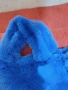 Синя пухкава чанта, снимка 4