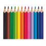 1595 Цветни моливи за рисуване 12 цвята къси, снимка 2