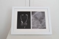 Фотография диптих, рамкирана, черно-бяла, снимка 2
