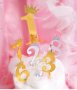 Голяма Златна Сребърна цифра число корона твърд Акрил пластмаса топер торта мъфин украса рожден ден, снимка 1