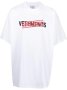 VETEMENTS White Confidential Logo Print Oversized Мъжка / Дамска Тениска size L (XL) и XL (XXL), снимка 1 - Тениски - 40271750