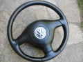 Трилъчев волан, кожен за Голф 4,Бора,Пасат 4,5,Сеат,Шкода..., снимка 1