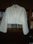 Официална бяла наметка с ръкави, снимка 1