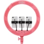 Розова LED ринг светлина Godox LR150 PINK Ring LED Light, снимка 6