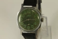 1970's ЗИМ Зелен Циферблат Стар Руски Ръчен Часовник, снимка 3