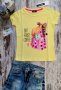 Тениска Yasmina в жълто , снимка 1 - Детски тениски и потници - 29215902