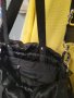Промо !NUNOO Черна чанта от САТЕН + дръжки от естествена кожа ( в интернет сайтове 149€ ), снимка 5