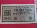 Райх банкнота 1000 марки 1922г. Германия рядка за колекционери 28215, снимка 1 - Нумизматика и бонистика - 37143403