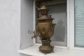 Стар месингов самовар, снимка 1