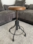 Индустриално Винтидж Столче на Винт, снимка 4