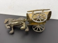Месингова фигура - кон с каруца. №8054, снимка 8