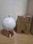 Чисто нов глобус Exerz 20cm в бяло и златисто, модел Metallic Golden World Globe , снимка 1