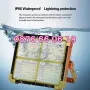 LED соларен прожектор 100W, LED Соларна къмпинг лампа 100W, размер 210х170 мм, снимка 7