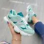 New Balance 9060 Дамски Маратонки👟Дамски Спортни Обувки Ню Баланс Сиво, Мента и Тюркоаз Код S462, снимка 1
