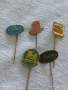 Пет значки стари редки CODUM, CLARK'S за КОЛЕКЦИЯ ДЕКОРАЦИЯ 5184, снимка 1