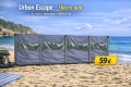 Нов! Ветрозащитен параван за къмпинг Urban Escape Camping Windbreak , снимка 1