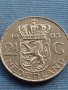 Сребърна монета 2 1/2 гулдена 1963г. Кралица Юлиана Нидерландска 29627, снимка 5