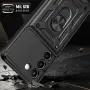 За Realme C100 5G / C83 5G Удароустойчив TPU PC Калъф с Въртяща Стойка, Плъзгащо Капаче за Камерата , снимка 8