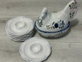 Порцеланов комплект за яйца , снимка 3