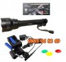 LED фенер за пушка, прожектор за лов с лещи, спусък и стойка, Q538-P90