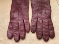Нови дамски ръкавици Fingerman естествена кожа с вълнена подплата, снимка 4