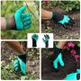 Градинарски ръкавици Garden Genie Gloves, Комплект 2 бр., с нокти, Черно/Зелени, снимка 9