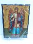 Голяма икона на Свети Архангел Михаил -- ръчна изработка, снимка 2