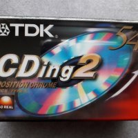 Нови аудио касети TDK CDing2 CHROME, снимка 1 - Аудио касети - 31140321