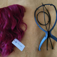 Дамска червена перука , снимка 2 - Продукти за коса - 44515872