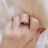 Луксозен декоративен пръстен „Spinel“ 488, снимка 5 - Пръстени - 35171263