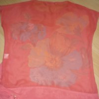 С-М Пъстра лятна блузка на цветя, снимка 7 - Корсети, бюстиета, топове - 40362431