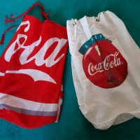 Кока Кола Колекции/ Coca-Cola/ 90-те : 2бр текстилни сакчета : Always Coca-Cola and COКЕ , снимка 1 - Колекции - 31929970