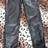 Кожен черен панталон нов, снимка 4 - Панталони - 39820169