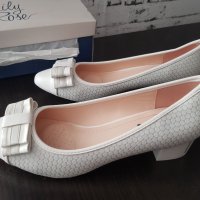Елегантни дамски кожени обувки, снимка 2 - Дамски елегантни обувки - 36625983