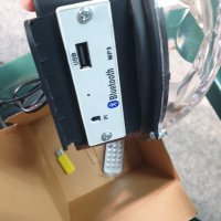 Bluetooth Диско лампа с вградени тонколонки + Флашка USB LED Light, снимка 13 - Настолни лампи - 16604136