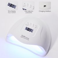 UV-LED лампа SunХ 5 +  - 54 W и 80w с 12 м. гаранция , снимка 5 - Продукти за маникюр - 30162526