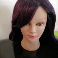 Дамска перука 100см с бретон, снимка 1 - Други - 31456604