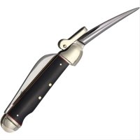Висококачествен джобен сгъваем морски нож Black Micarta Marlin Spike. RR2386, снимка 7 - Ножове - 42876229