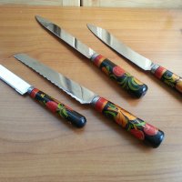 Руски ножове с дървена дръжка , снимка 8 - Антикварни и старинни предмети - 37954014