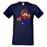 Мъжка тениска Mario Zombie 4 Игра,Изненада,Подарък,Празник,Повод, снимка 1 - Тениски - 37237685