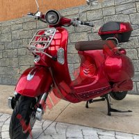 Електрически скутер тип VESPA 4000W 20Ah/72V+документи за регистрация+БЕЗ ключово палене+LCD дисплей, снимка 3 - Мотоциклети и мототехника - 34447495