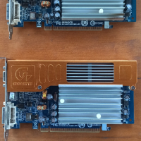 Видеокарта GIGABYTE GV-NX73L128D-RH 128 Мб DDR2, снимка 1 - Видеокарти - 44809159