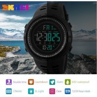 ⌚ Спортен мъжки водоустойчив часовник SKMEI 1251 дигитален електронен LED стилен, снимка 4 - Мъжки - 30297638