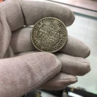 Сребърна монета обединено кралство ½ крона, 1940 г, снимка 11 - Нумизматика и бонистика - 40503584