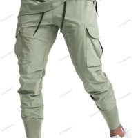 Мъжки еластични карго панталони, джоггери от кепър, 6цвята - 023, снимка 10 - Панталони - 40340850