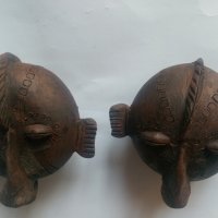 Африкански керамични маски, снимка 10 - Антикварни и старинни предмети - 30277991