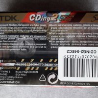 Нови аудио касети TDK CDing2 CHROME, снимка 2 - Аудио касети - 31140321